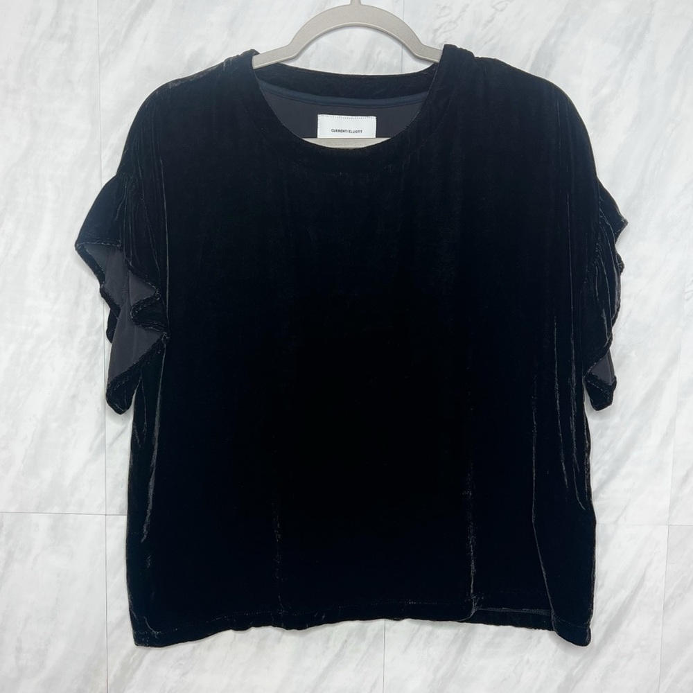Current/Elliot Velvet Top 0/Small